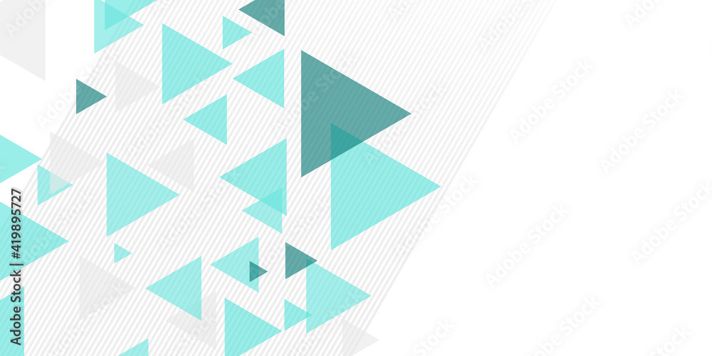 Blue and grey technology web banner design with glossy triangles. Futuristic shiny low poly background. Vector illustration Blue and grey technology web banner design with glossy triangles. Futuristic shiny low poly background. Vector illustration