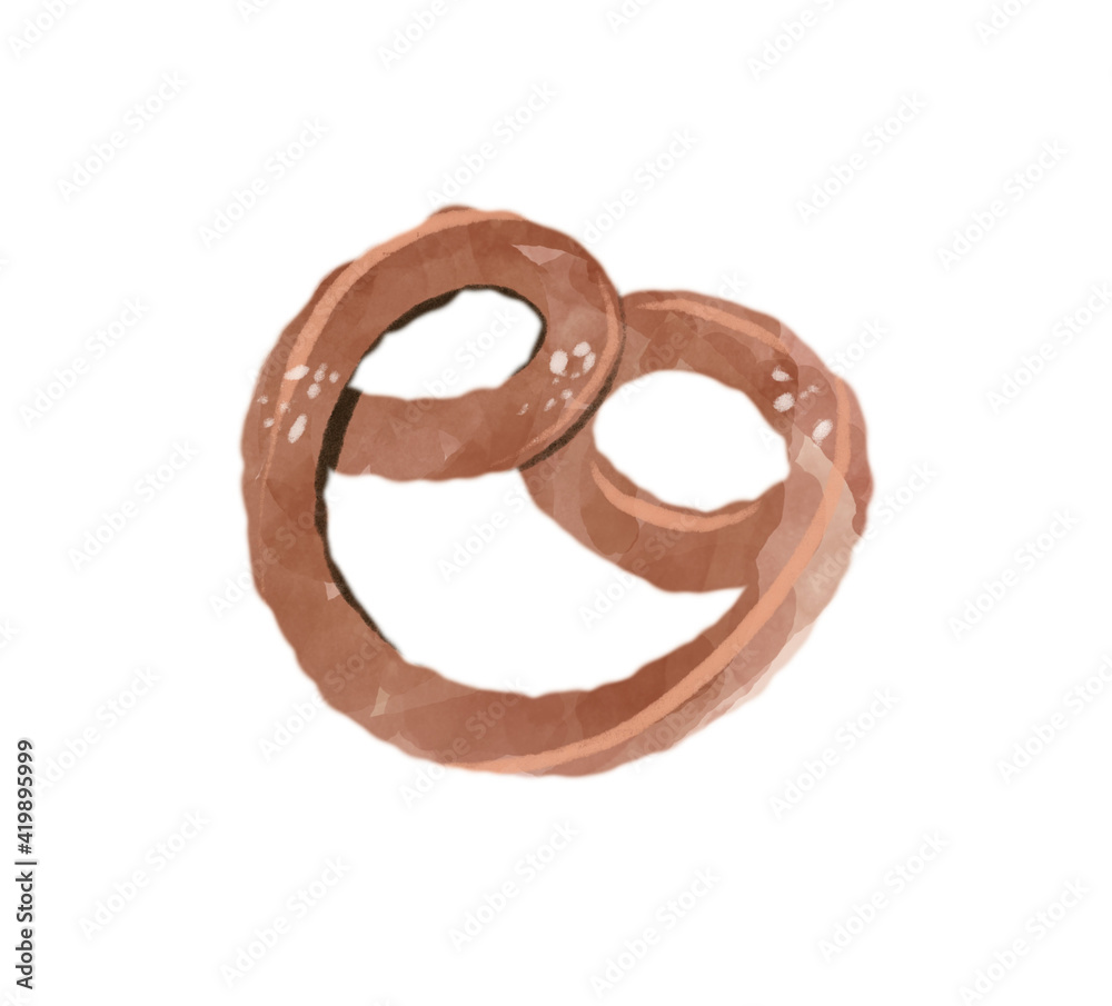 Soft Pretzel. EPS 10 , grouped for easy editing. No open shapes or paths. Soft Pretzel. EPS 10 , grouped for easy editing. No open shapes or paths.