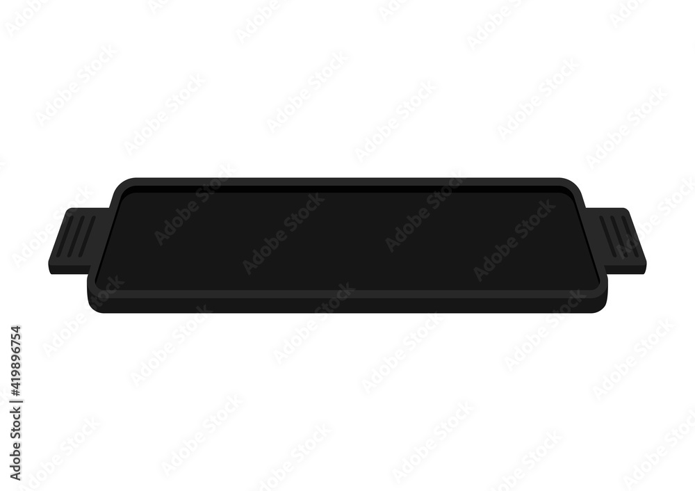 Long pan vector. Long pan on white background. Long pan vector. Long pan on white background.
