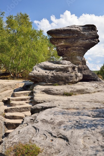 Tisá rocks, West Bohemia, Czech republic, 19. 8. 2020