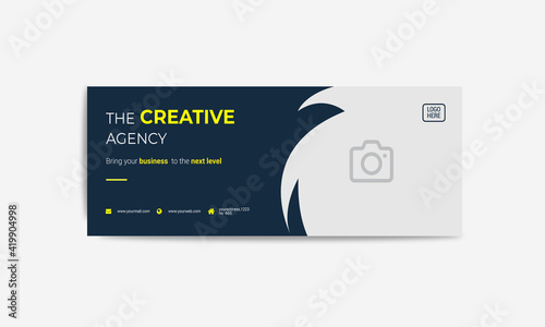 corporate social media banner design template 