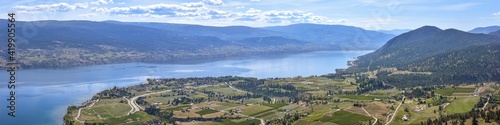 View of Summerland, BC Overlooking Trout Creek