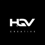 HQV Letter Initial Logo Design Template Vector Illustration