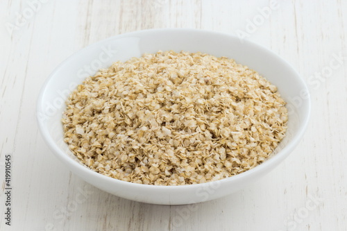 Healthy quinoa flakes photo