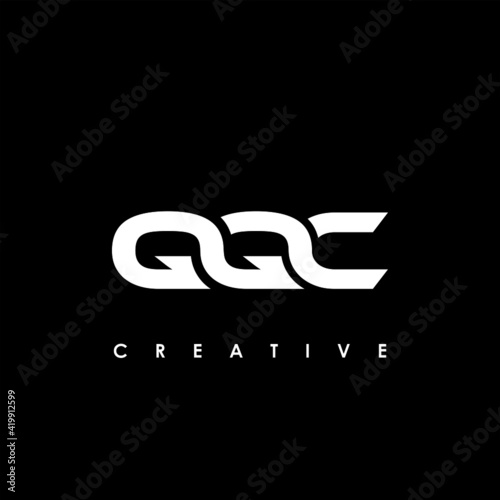 QQC Letter Initial Logo Design Template Vector Illustration photo