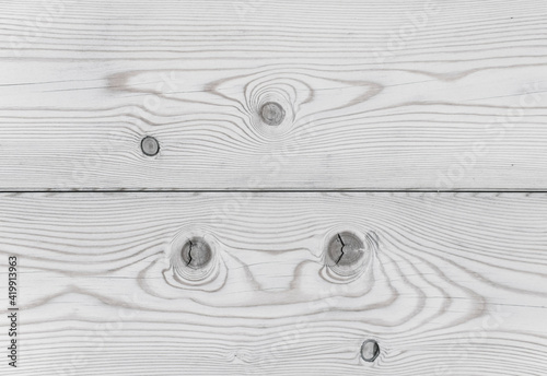 Two rows of wood planks with knots and growth strripes. Low saturation, flat balanced surface texture.
 photo