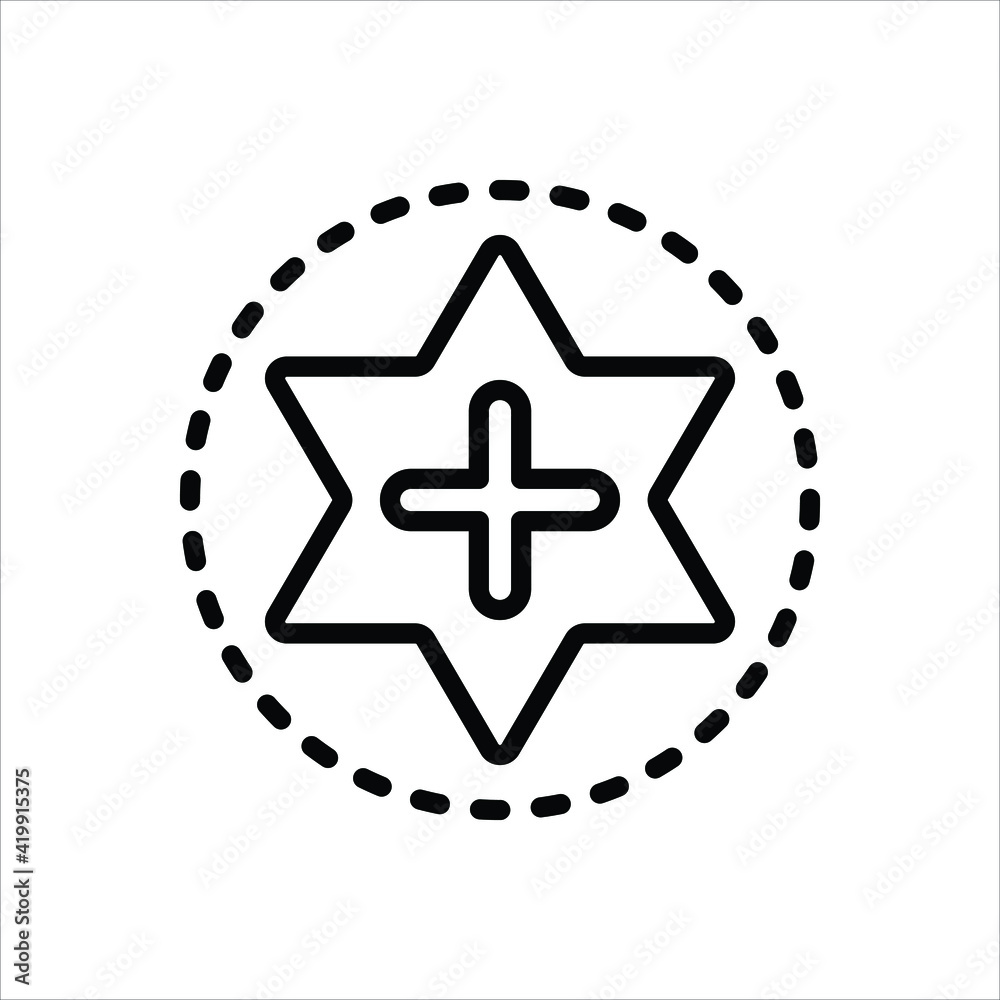 Black line icon for favorites Black line icon for favorites
