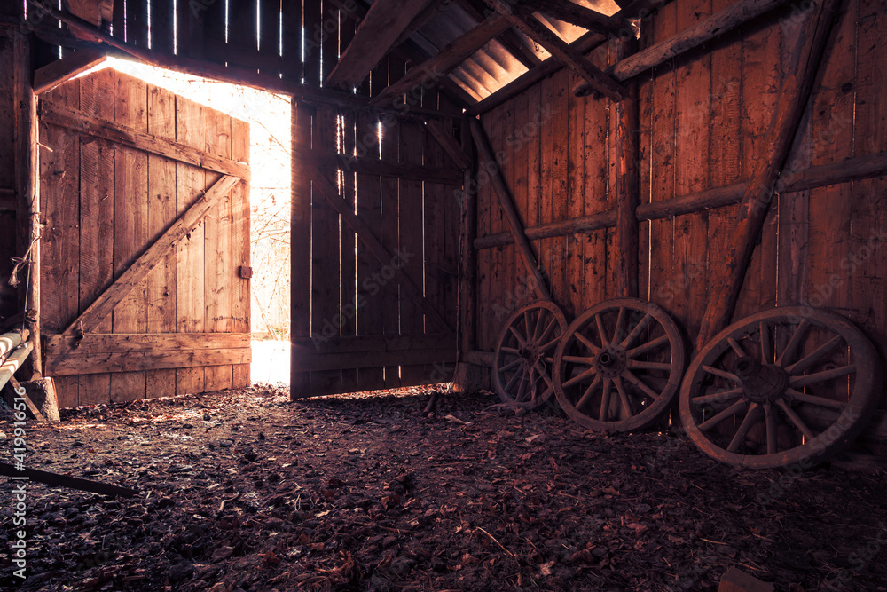 An old abandoned farmhouse An old abandoned farmhouse