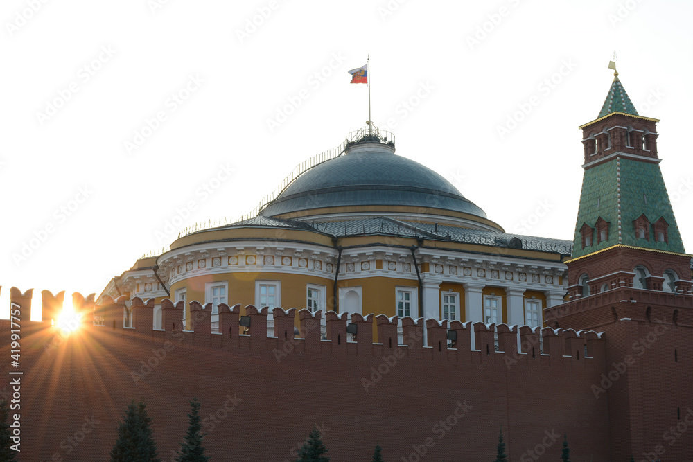 Obraz premium MOSCOW, RUSSIA - 25 NOVEMBER, 2019: View of the Red Square