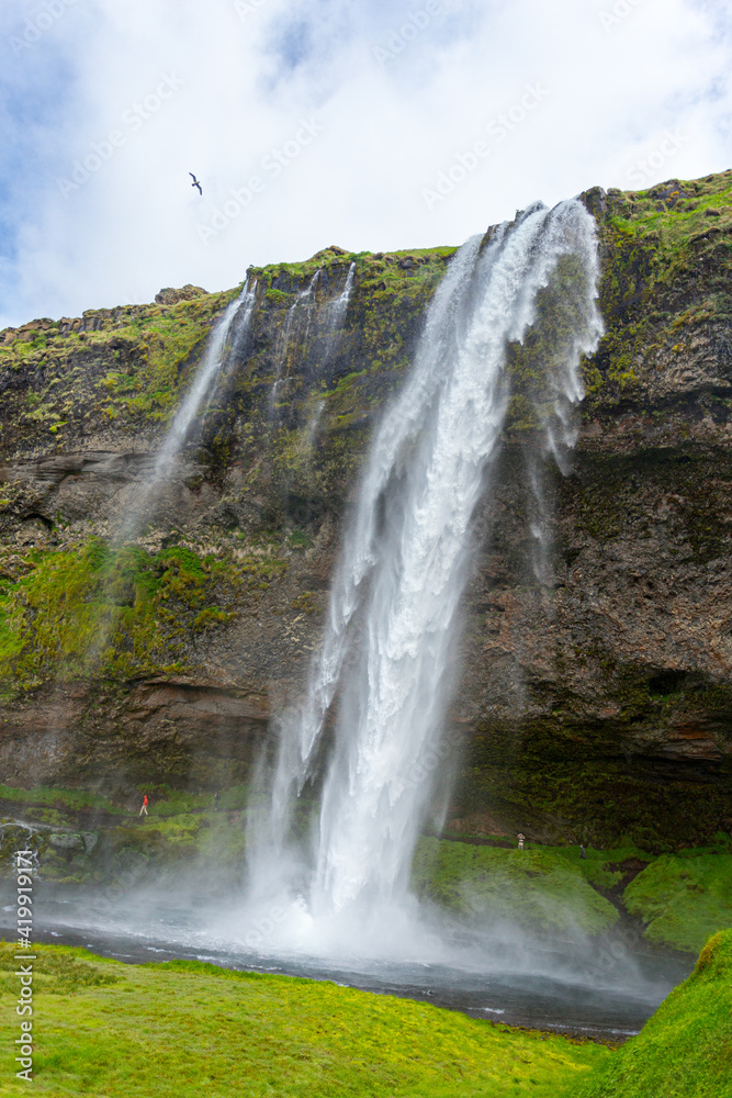 Obraz premium Seljalandsfoss waterfall in southern Iceland