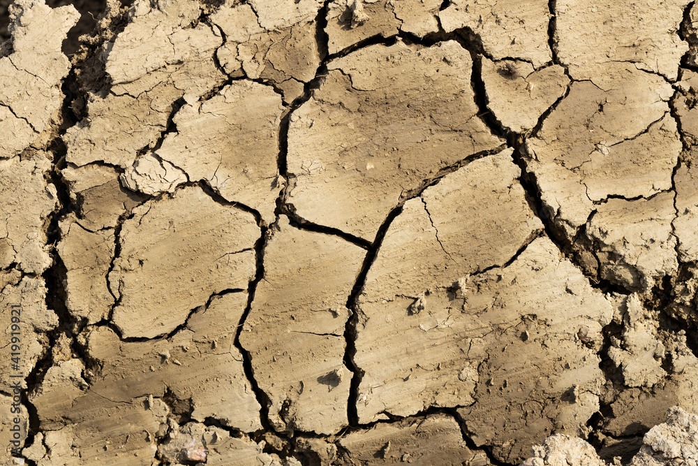Background suitable for drought images of clods of earth and dry earth with cracks, macro photography of detail of cracks on the earth formed by the sun drying the earth, no water. Background suitable for drought images of clods of earth and dry earth with cracks, macro photography of detail of cracks on the earth formed by the sun drying the earth, no water.