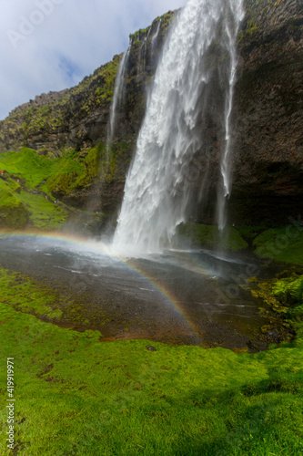 Seljalandsfoss waterfall in southern Iceland