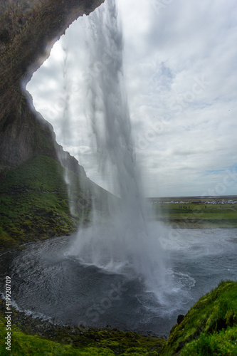 Seljalandsfoss waterfall in southern Iceland