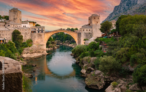 Mostar, Bosnia and Herzegovina, Europe. photo