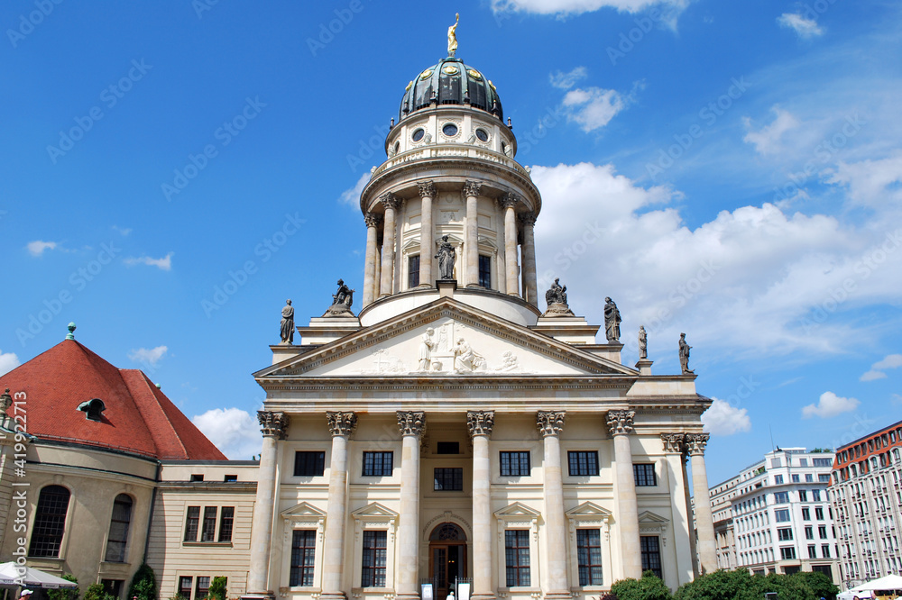 tower of the german dome on the gendarmenmarkt place
