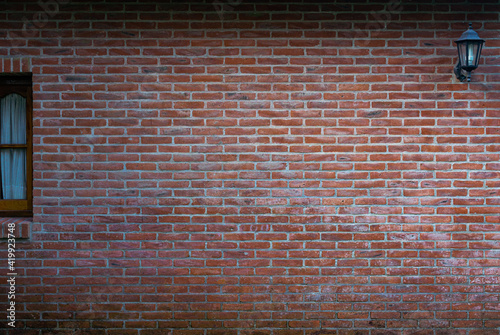 Red Brick wall of a house