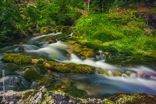 A mountain river in Austrian Alps.