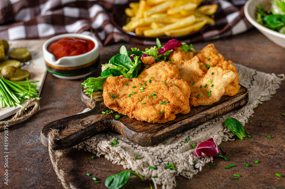 Delicious original schnitzel Delicious original schnitzel