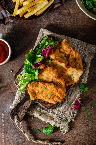 Photography Delicious original schnitzel