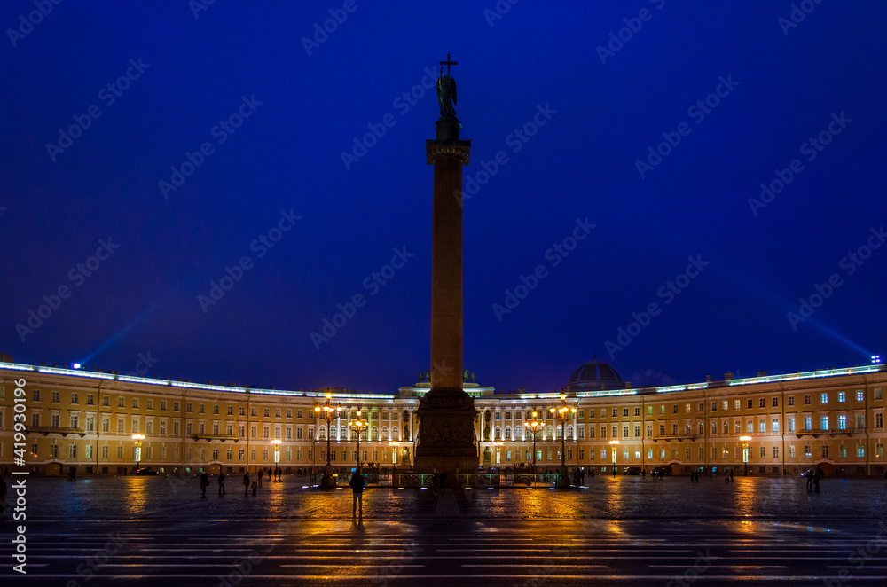 Fototapeta premium Night Saint Petersburg