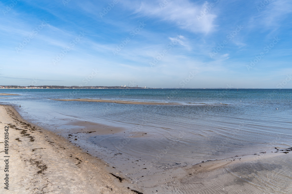 baltic sea sandy beach wadden sea