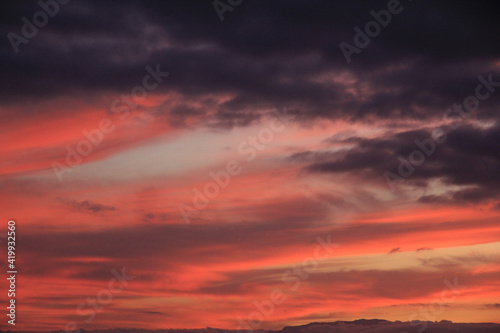 sunset in the sky © Bartosz