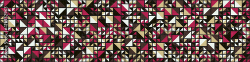 Abstract Geometric Pattern generative computational art illustration