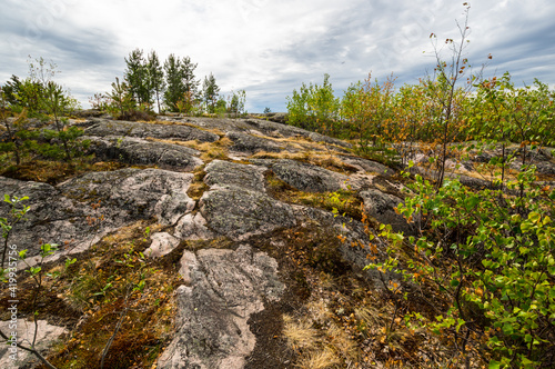 View of the mount Hiidenvuori in Karelia