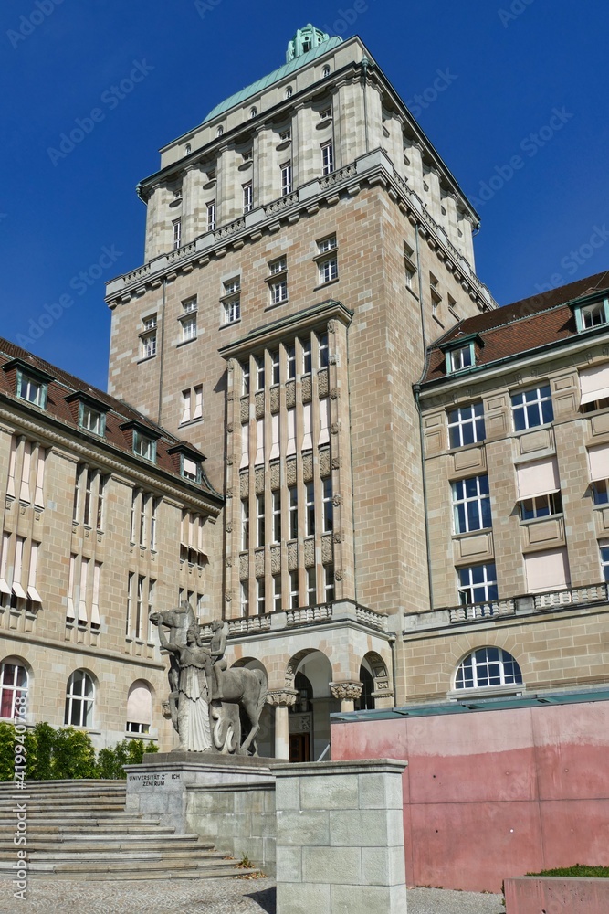 Main building of the University of Zurich, Zurich, Switzerland