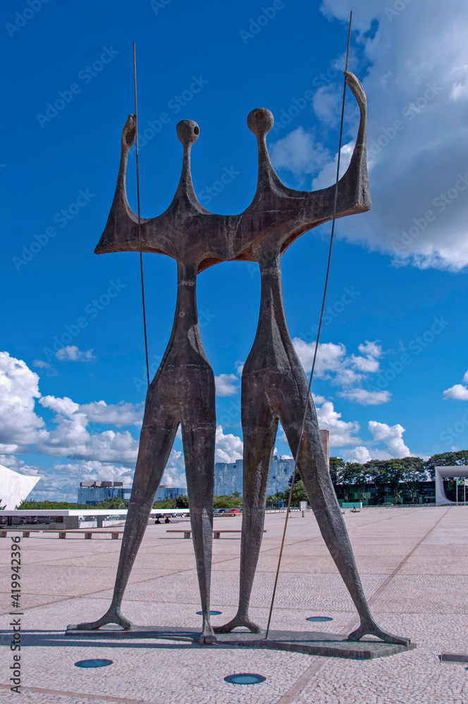 CANDANGOS Monument - Honor to workers that build Brasília City ...