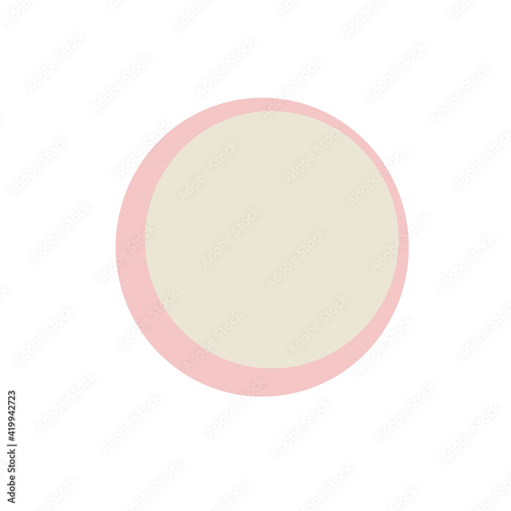 Circles logo. Illustration for logo or for title. Logo in pink. Simple illustration for business. Logo with soft color. Circles logo. Illustration for logo or for title. Logo in pink. Simple illustration for business. Logo with soft color.