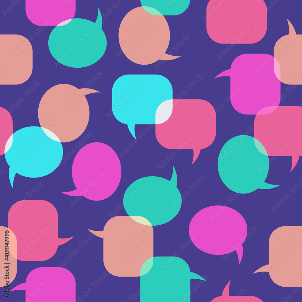 seamless pattern with bright bubbles for phrases . vector illustration. seamless pattern with bright bubbles for phrases . vector illustration.