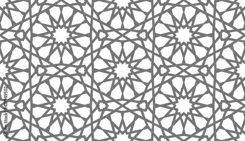 Arabic pattern ramadan mubarak muslim star pattern simple. Flower square design. Islamic pattern background. Circle pattern islamic flower vector.