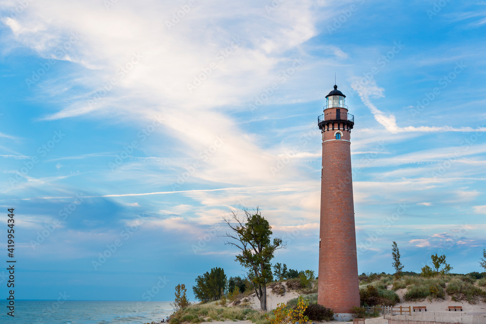 Little Sable Point Lighthouse near Mears, Michigan.