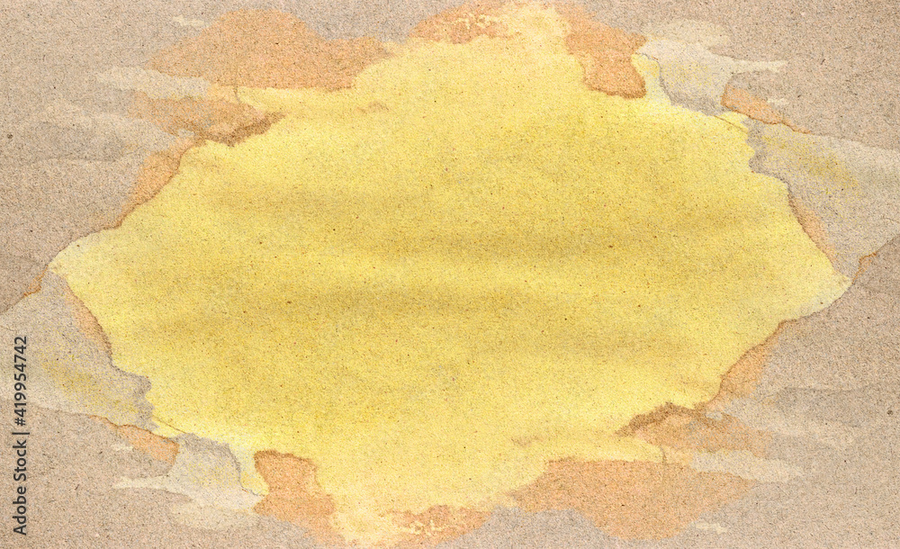 Sheet of brown paper texture background.
