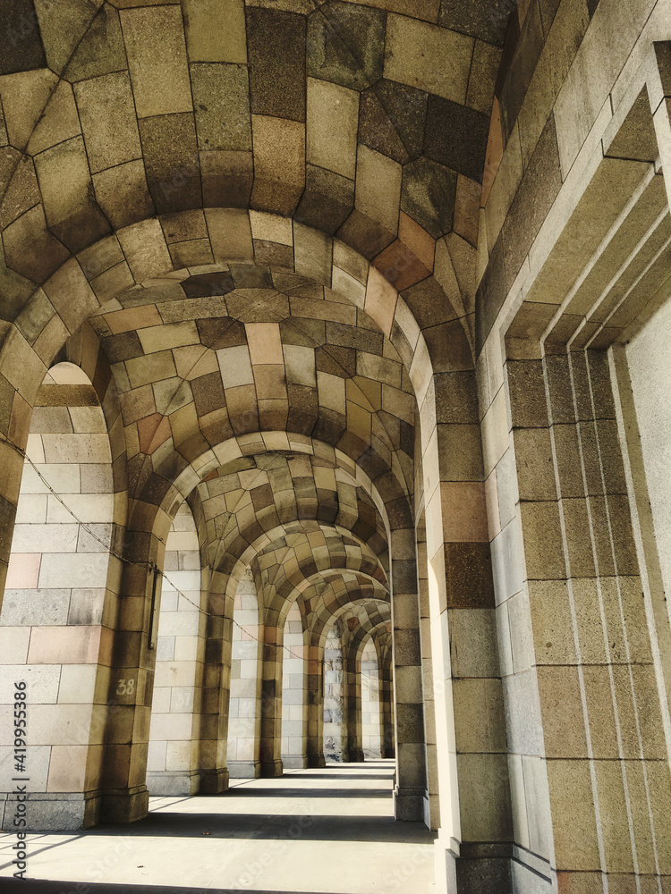 arches and columns in Nuremberg