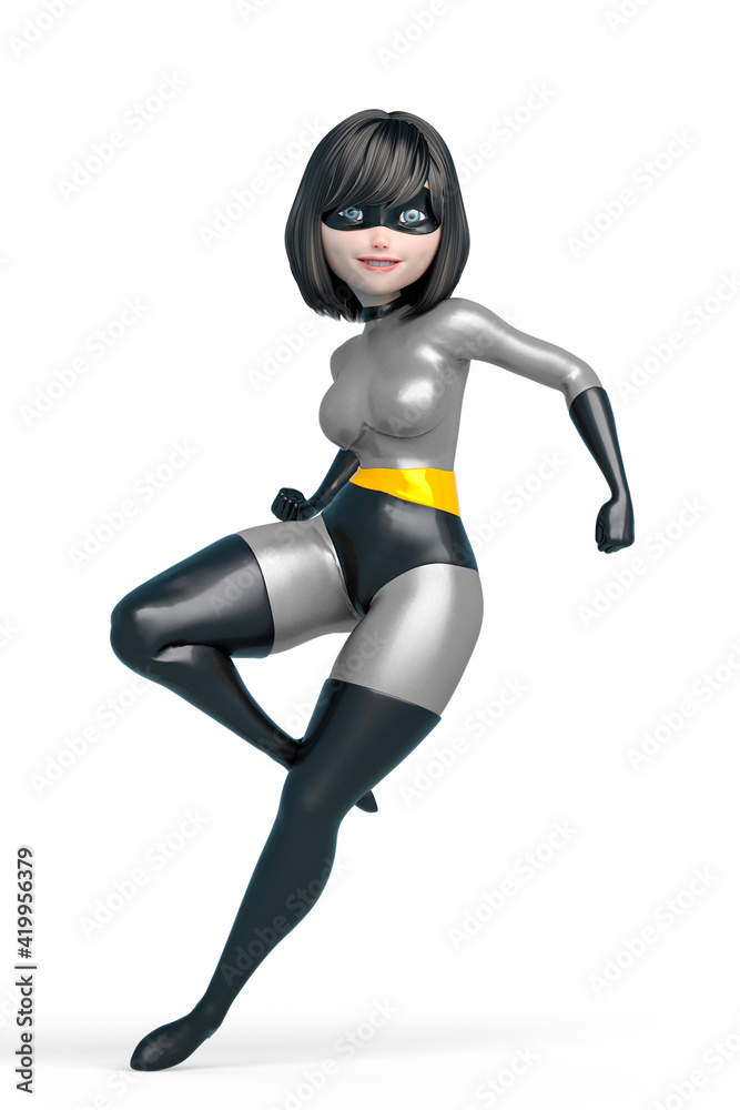 super girl cartoon is ready for action super girl cartoon is ready for action