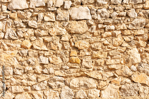 Old limestone wall