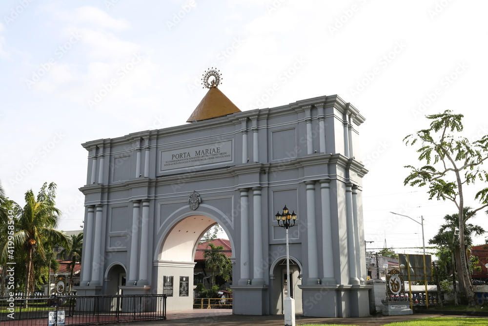 Triumphbogen Porta Mariae, Naga City, Camarines Sur, Philippinen