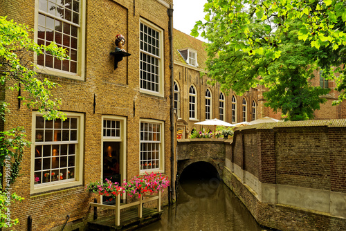 Canal in Gouda, The Netherlands