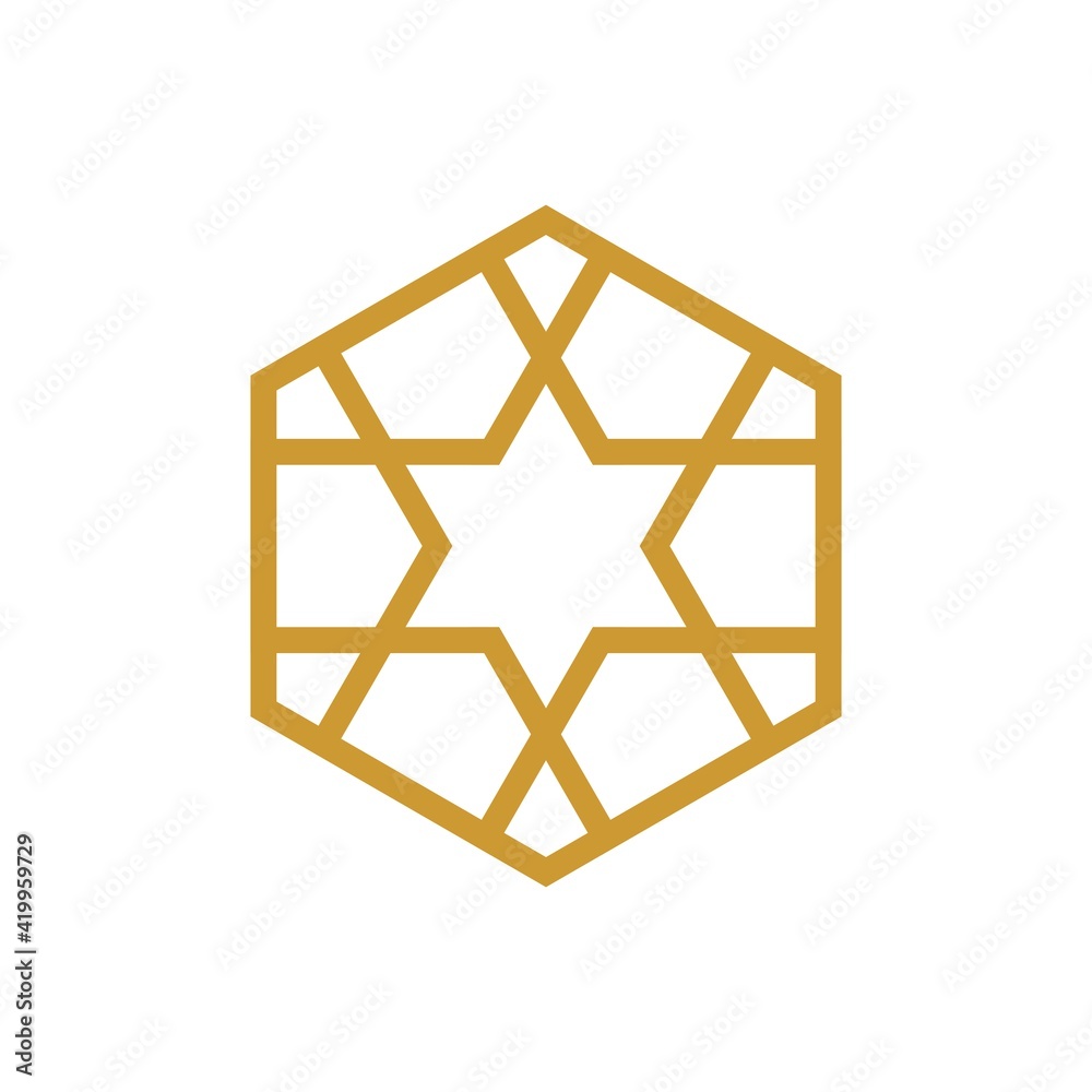 Islamic Ornament - Vector Flat Design Illustration : Suitable for Islamic Theme and Other Graphic Related Assets. Islamic Ornament - Vector Flat Design Illustration : Suitable for Islamic Theme and Other Graphic Related Assets.