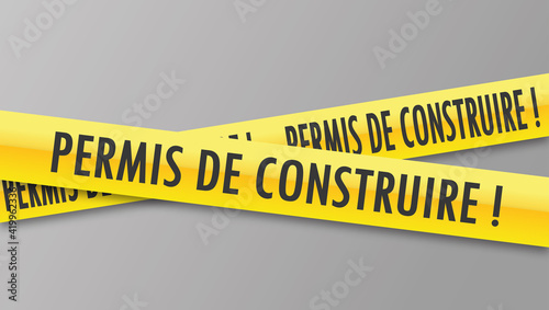 Logo permis de construire.