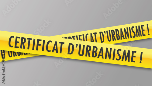 Logo certificat d'urbanisme.