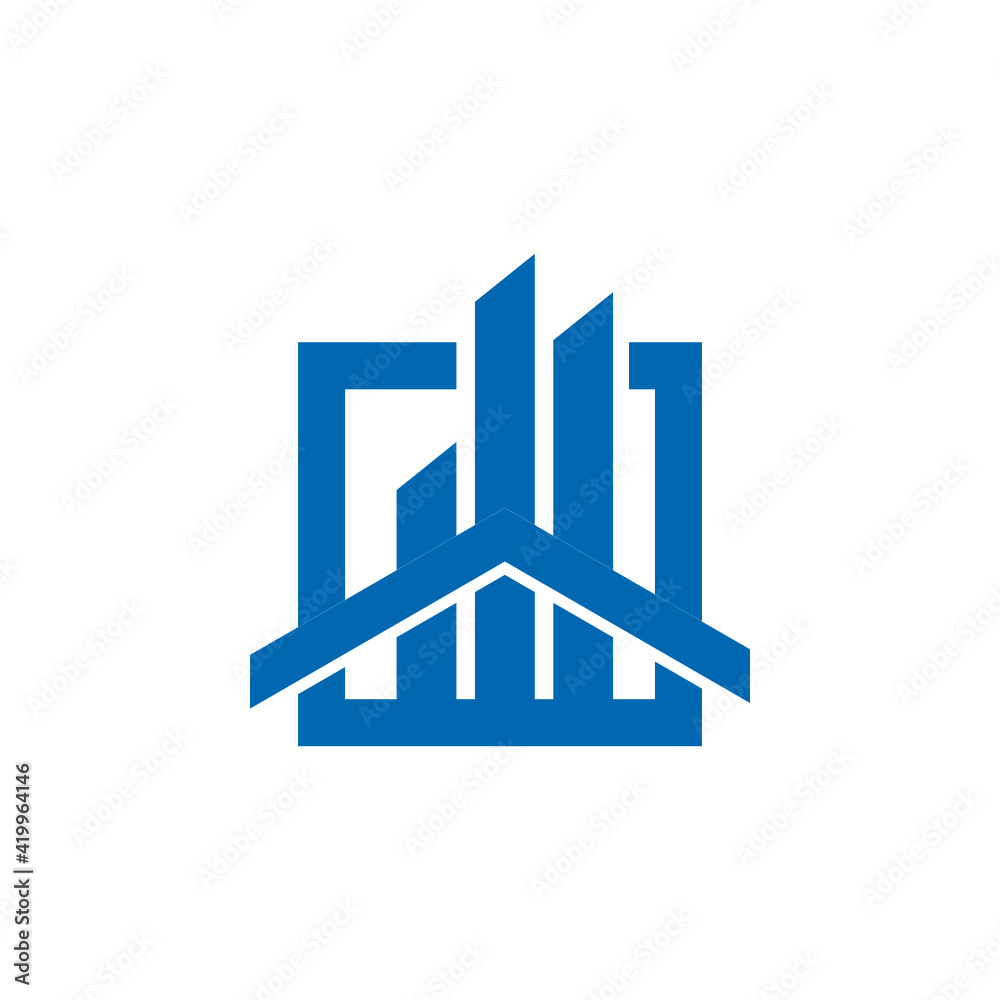 Fototapeta premium key logo real estate