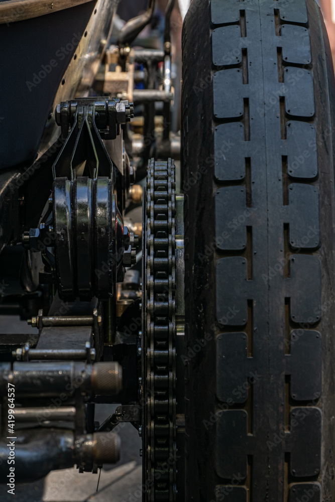 Fototapeta premium car tyre