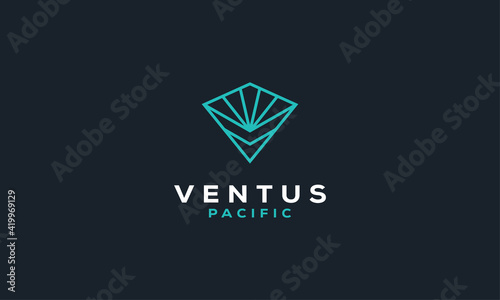 Futuristic Triangle Logo Design Inspiration