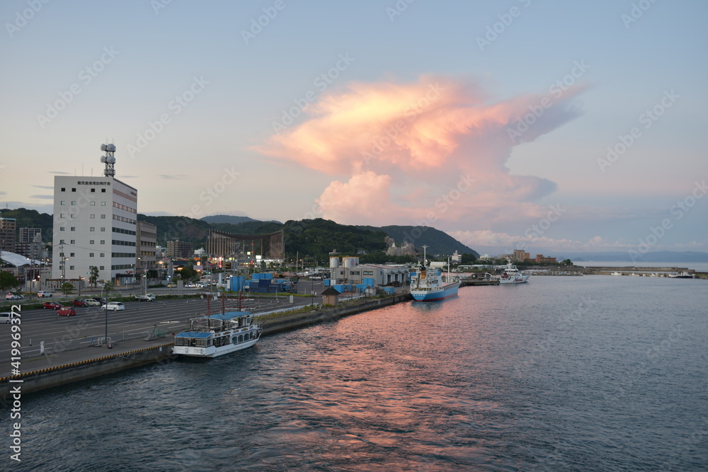 鹿児島桜島のある景色