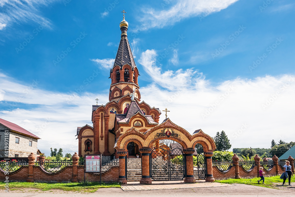 The Church of St. Catherine. Srostki village, Altai,Russia