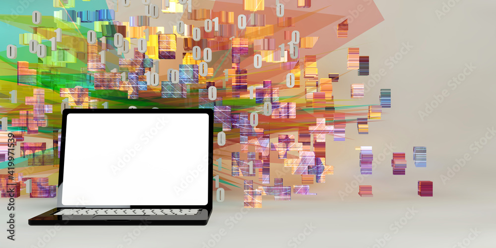 Laptop with Copy Space