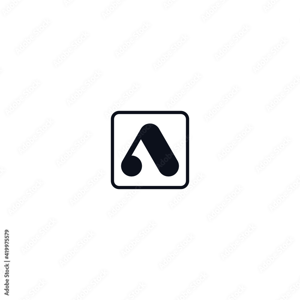 the initials logo A. the initials logo A.